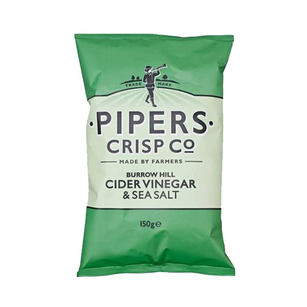 Pipers Cider Vinegar & Sea Salt crisps 150g